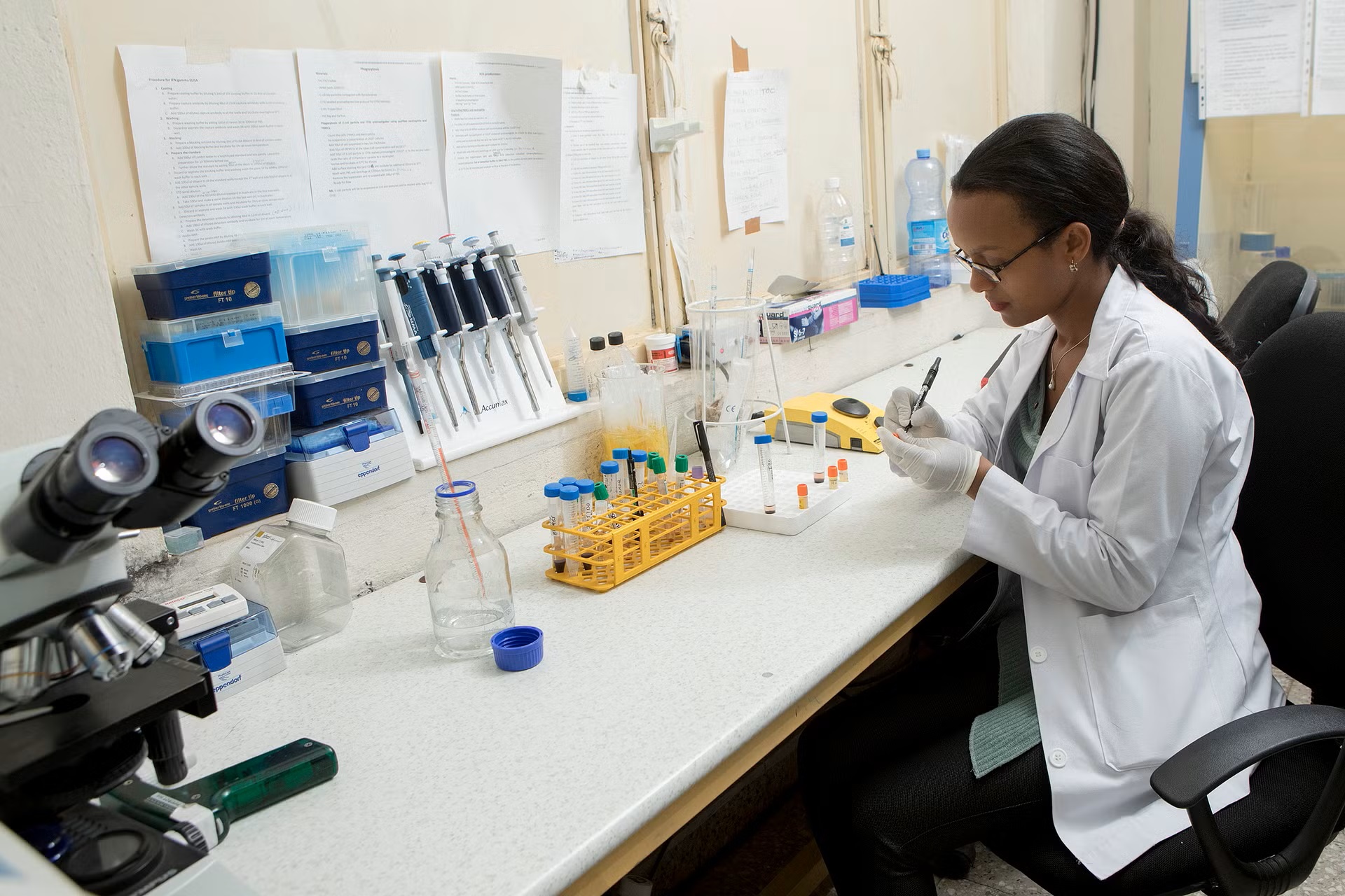 DNDi-Visceral-Leishmaniasis-Ethiopia-052019-Lab-Activities Visceral Leishmaniasis laboratory activities in Ethiopia