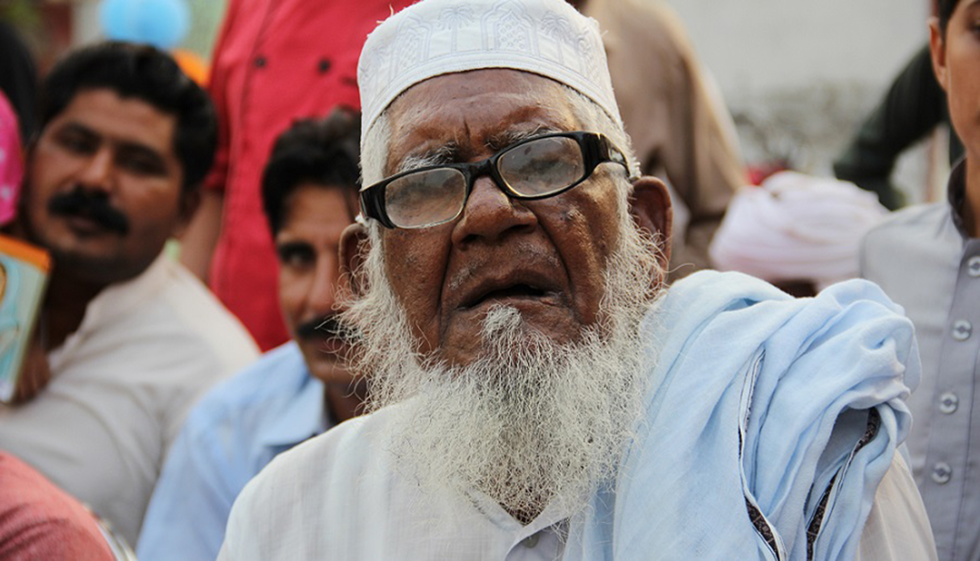 An-old-man-attending-awareness-raising-session-on-World-Sight-Day-2017 An old man attending an awareness raising session on World Sight Day 2017