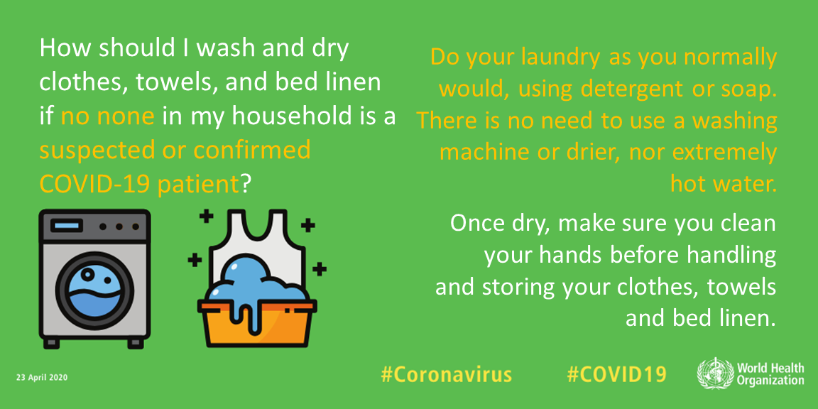 washing clothes no patients