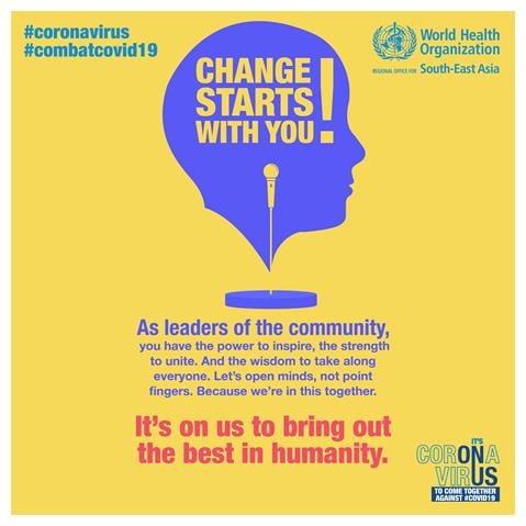 Change Starts with you Stigma community leaders