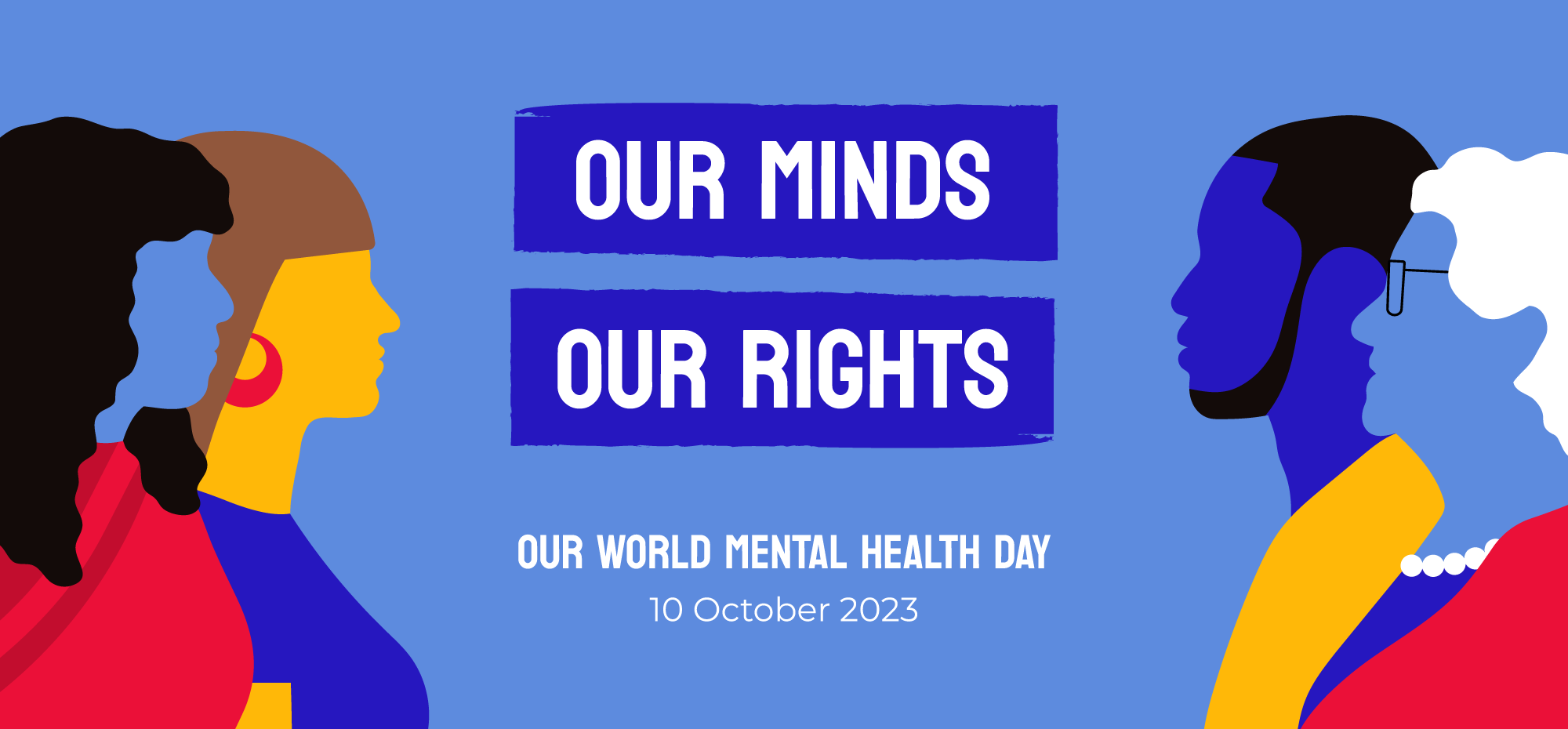 world mental health day 2023 banner
