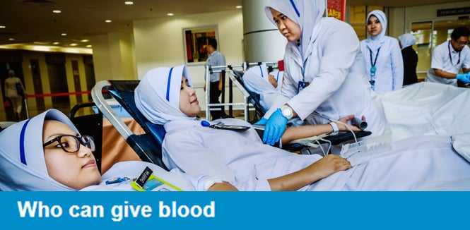 who could give blood who could give blood