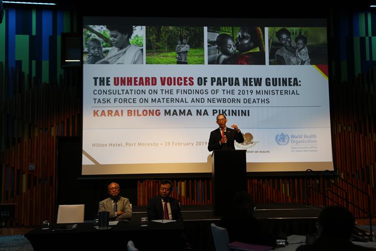 #03 RD Dr Kasai during the Karai bilong Mama na Pikinini consultation meet in Port Moresby